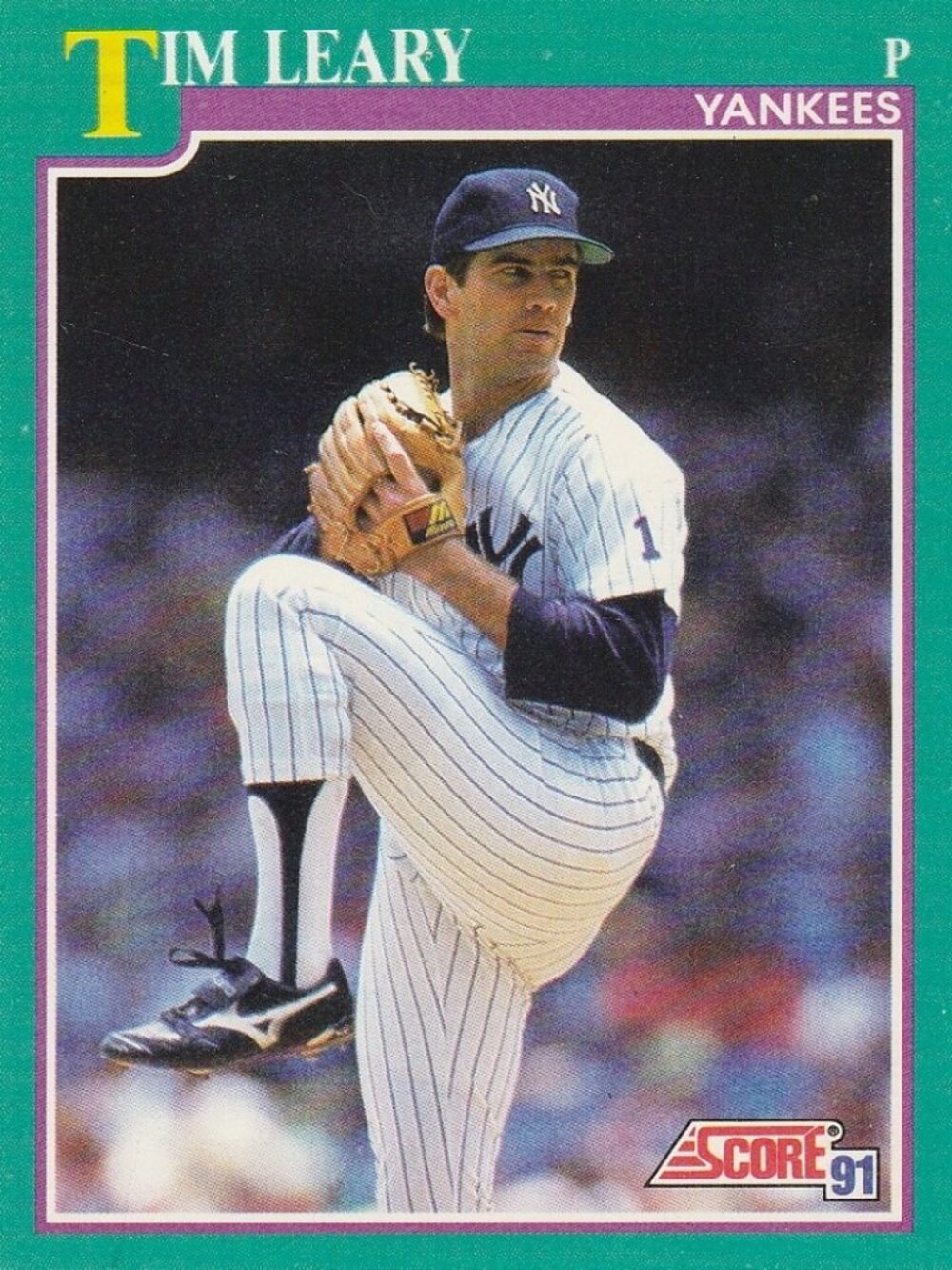 Tim Leary - Score '91 MLB Baseball Card